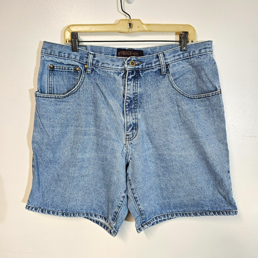 Vintage GFC Baggy Jorts Mens 38 Denim Shorts Y2K Skater Grunge Dad Grandpa